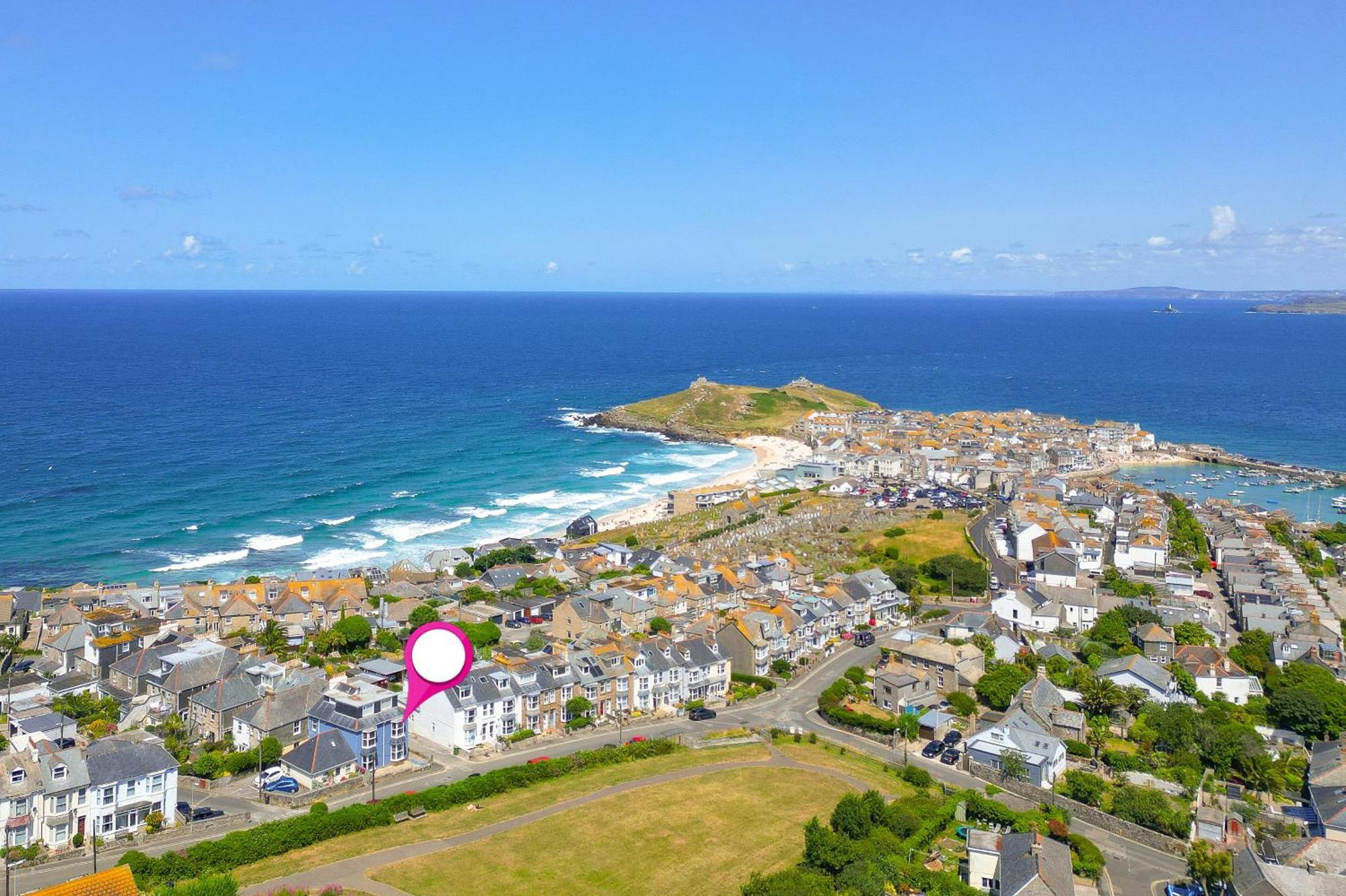 Seabreeze 3 - Seaview & Parking Apartment St Ives Exterior foto