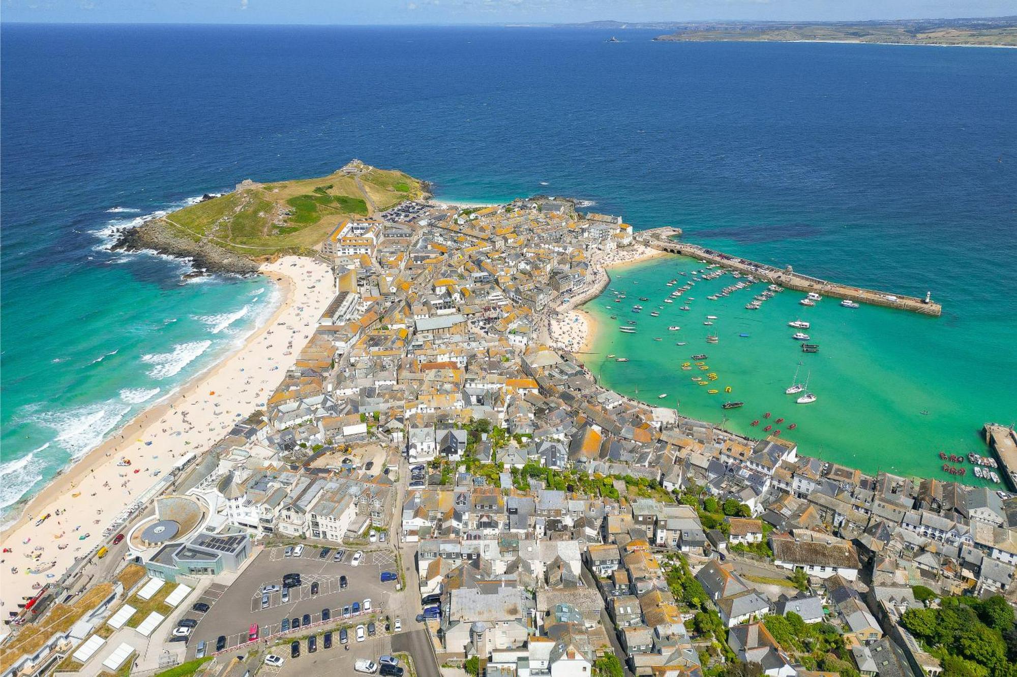 Seabreeze 3 - Seaview & Parking Apartment St Ives Exterior foto